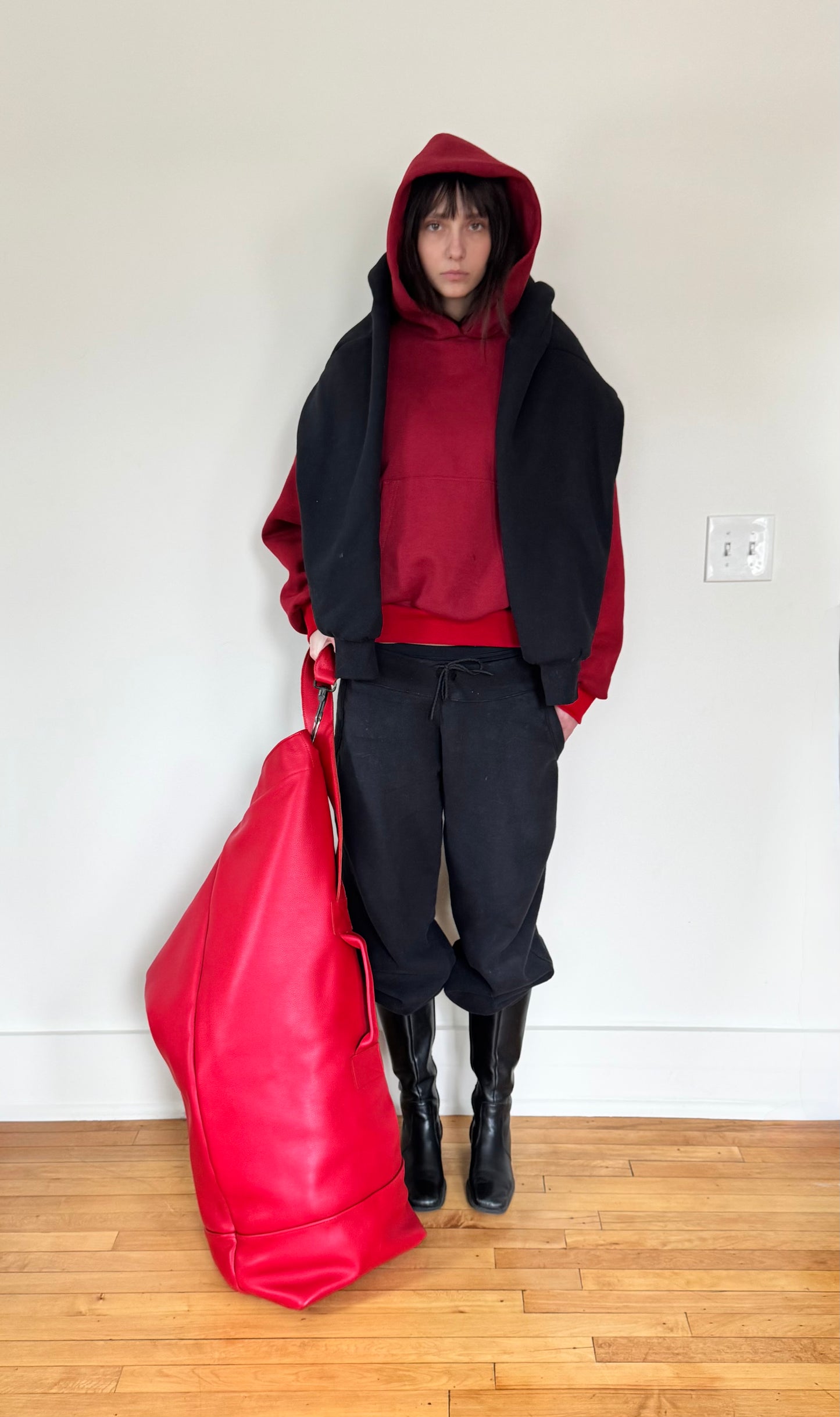*RED* duffel